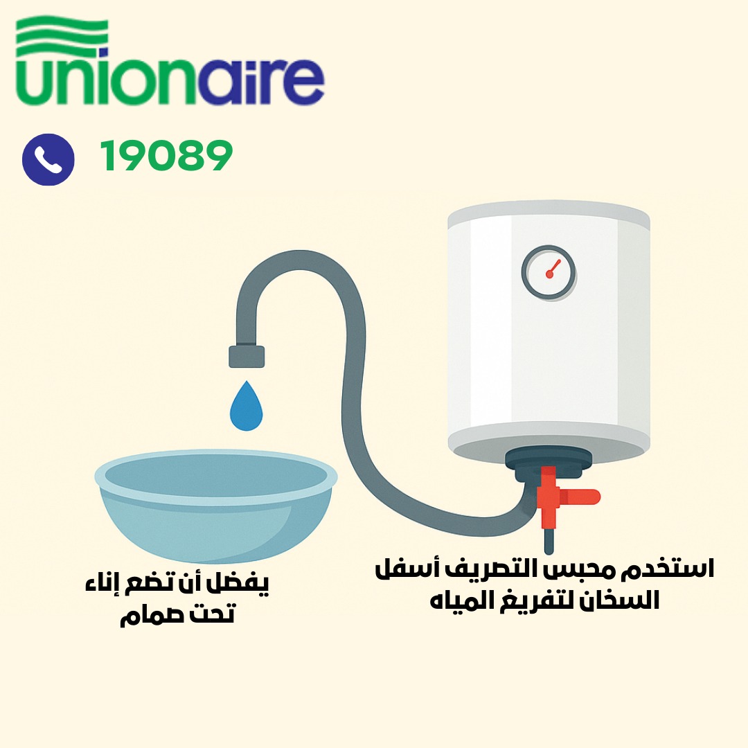 تصريف المياه بأمان