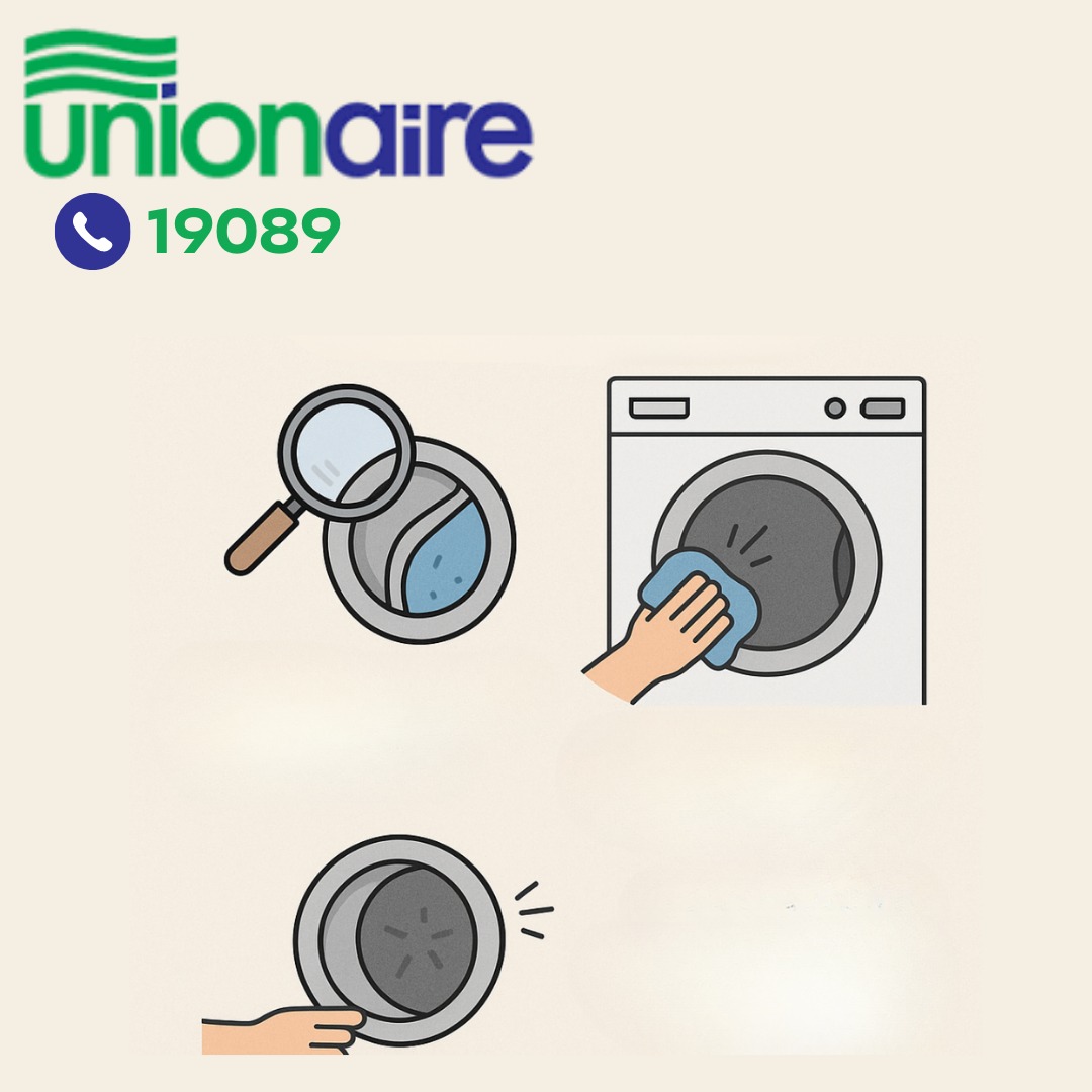 تنظيف كاوتش باب الغسالة( الجلدة المطاطية)