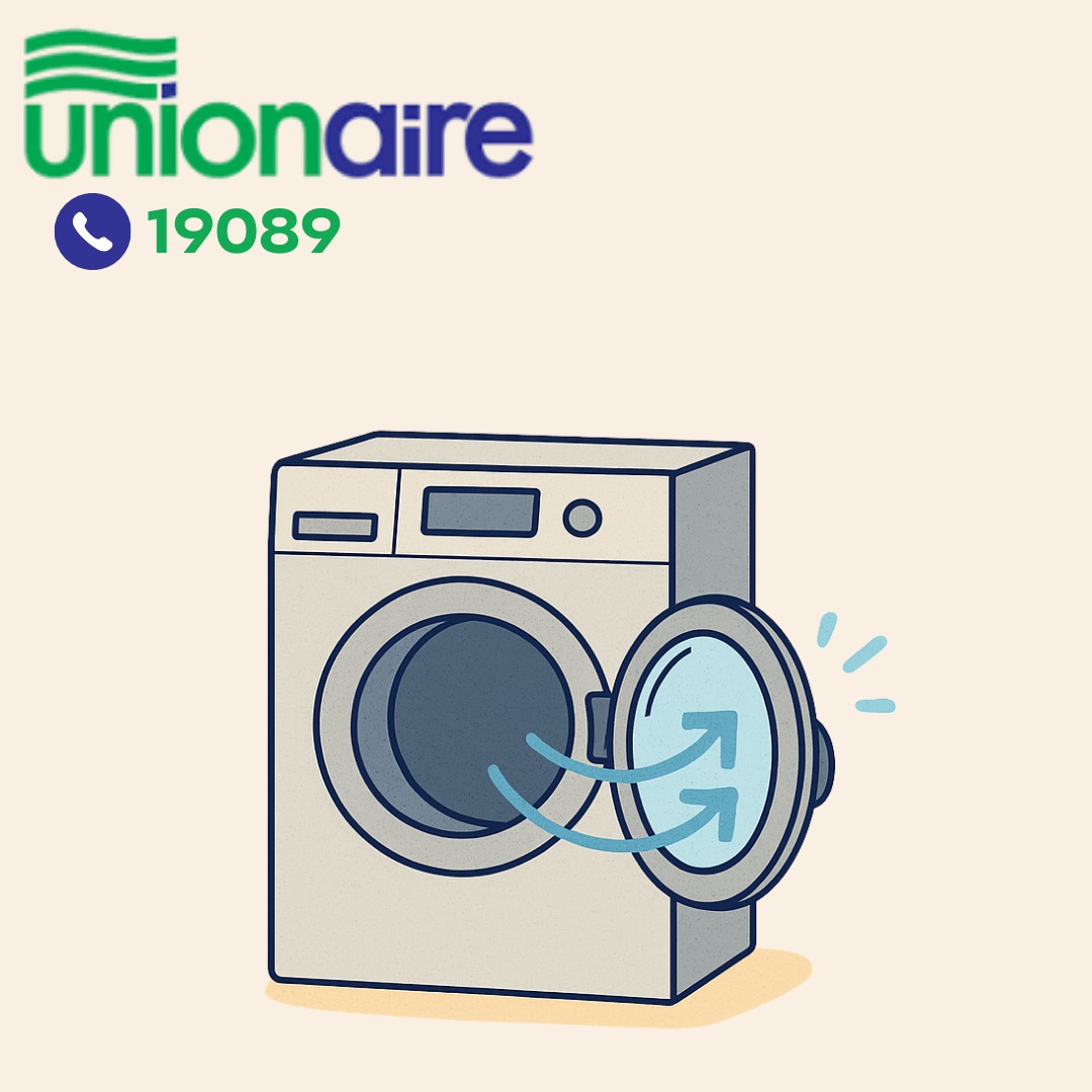 تهوية الغسالة بعد الاستخدام